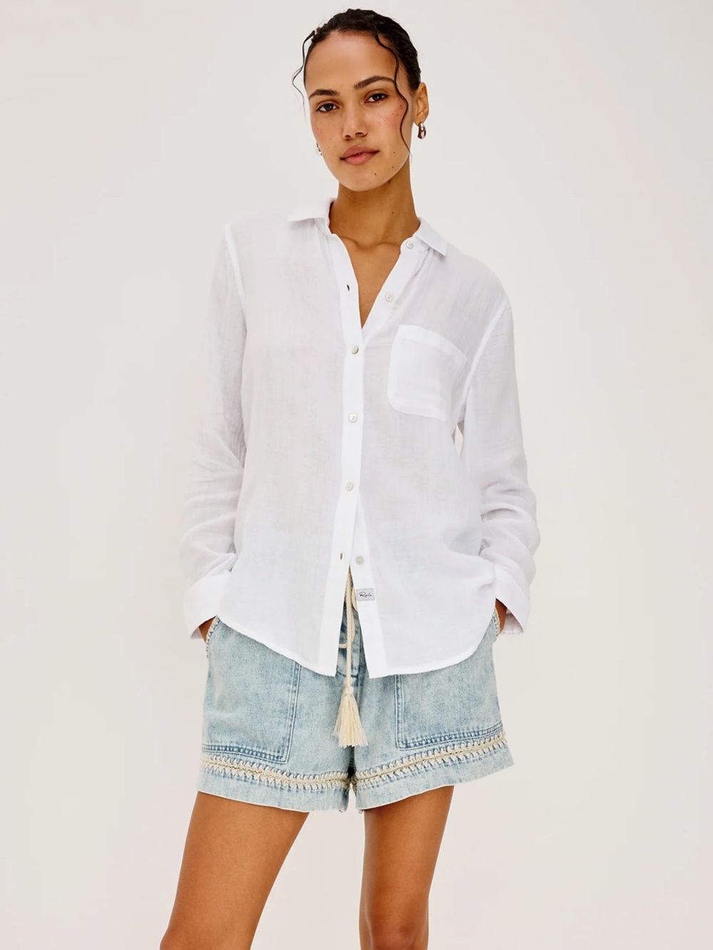 Rails Ellis Shirt in White